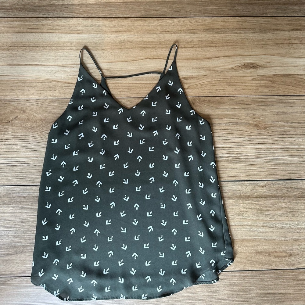 Loft olive green tank